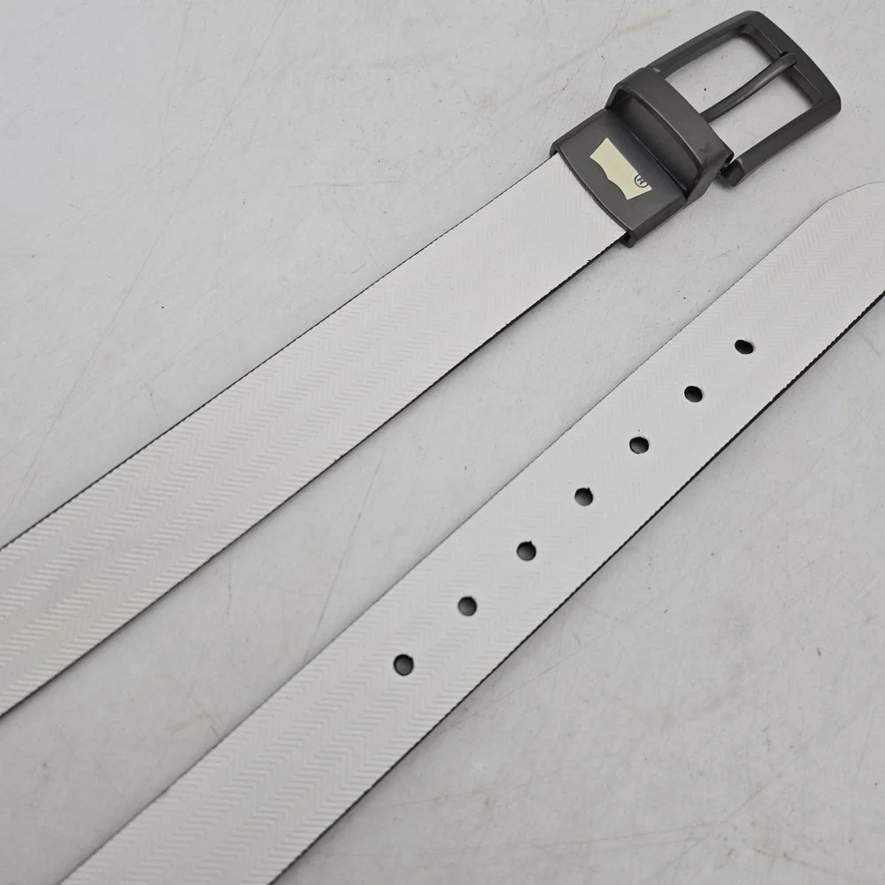 Levi's Belt White Black Reversible Syn Leather Mens 28 Black Buckle NWOT